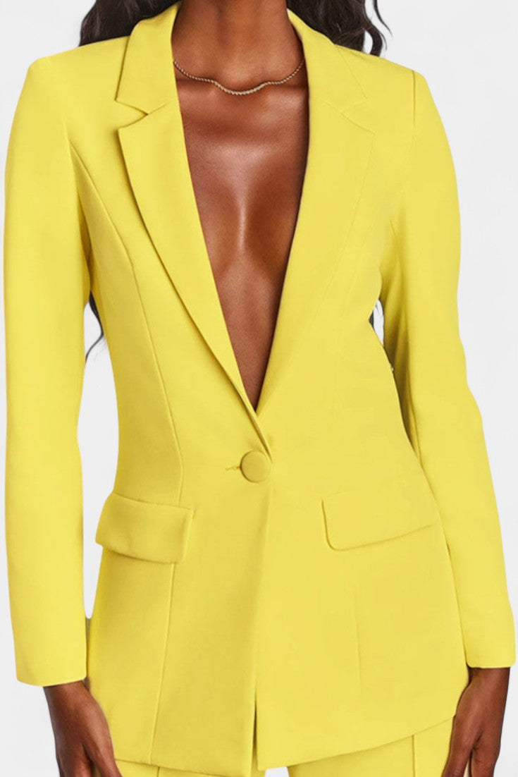 Conjunto a Medida Blazer y Pantalones de Pierna Ancha