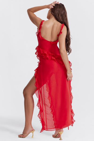 Tabitha | Vestido con Volantes Elegante