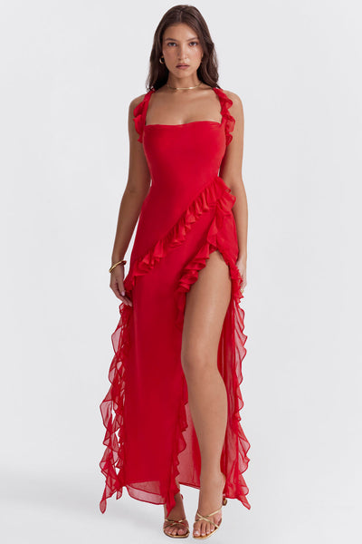 Tabitha | Vestido con Volantes Elegante