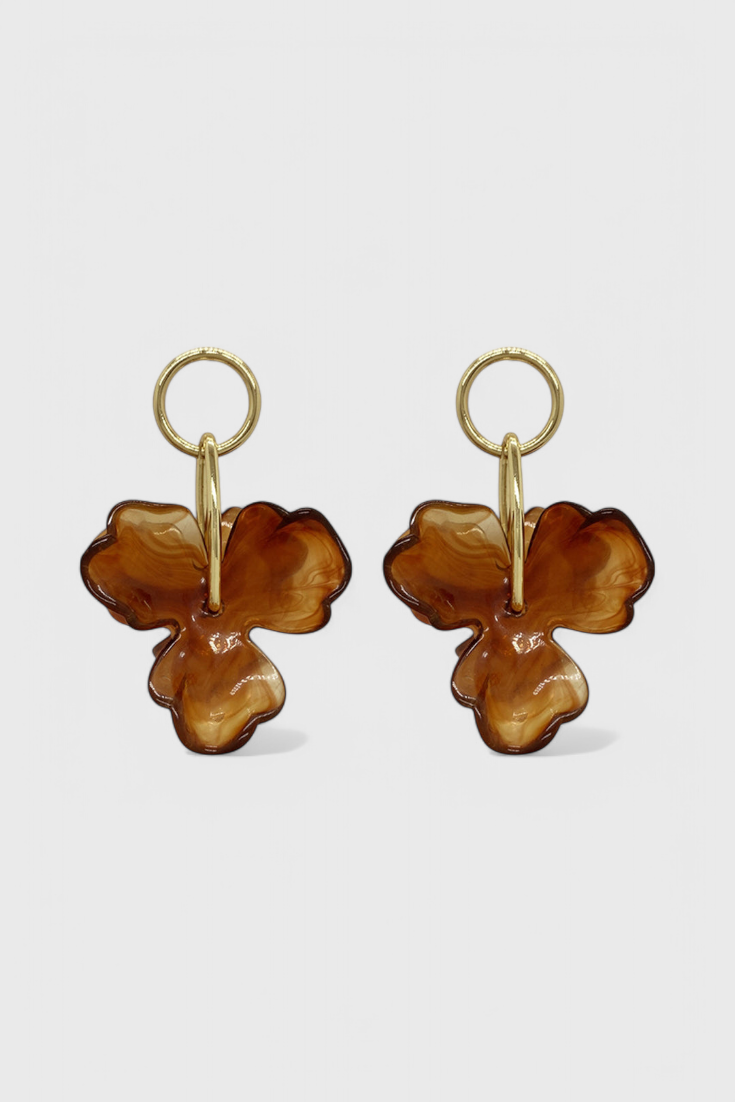 Laia - Pendientes con Colgante de Flor