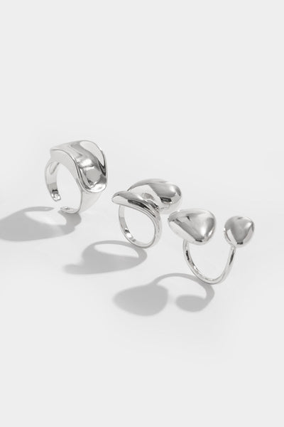 Mercedes - Anillos Irregulares de Metal