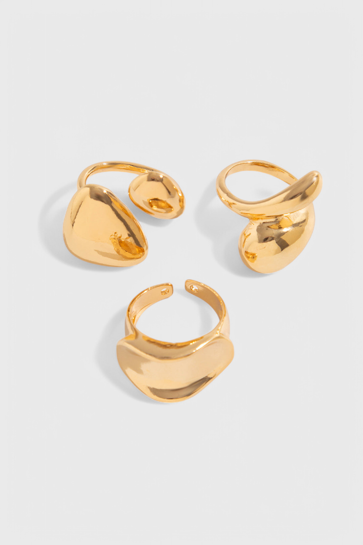 Mercedes - Anillos Irregulares de Metal