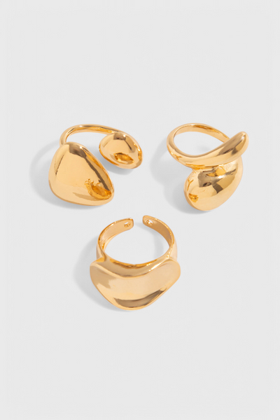 Mercedes - Anillos Irregulares de Metal
