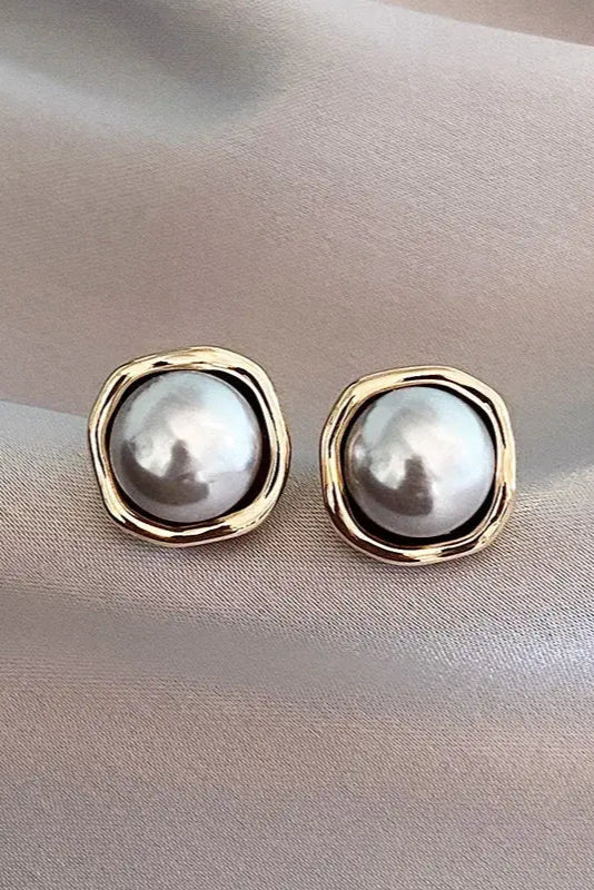 Ona - Pendientes de Perlas Negras Elegantes con Gracia Atemporal
