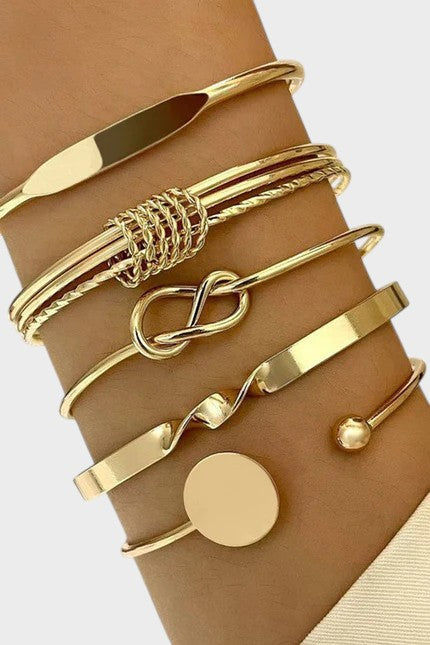 Rita - Pulsera de Cadena Geométrica Abierta
