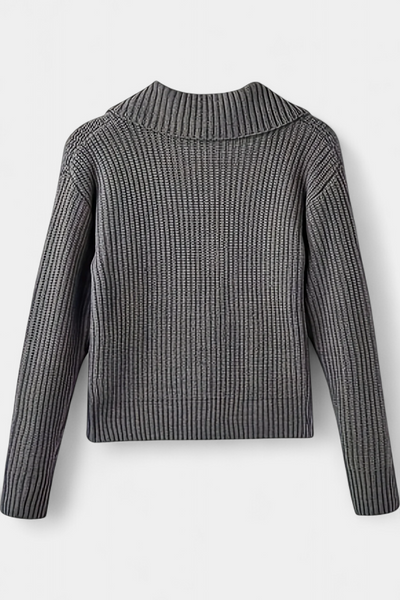 Juliet Chaqueta Suéter Punto Premium Con Botón Único Encanto