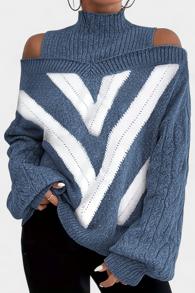 Wien Suéter Lana Hombros Descubiertos Colección Exclusiva