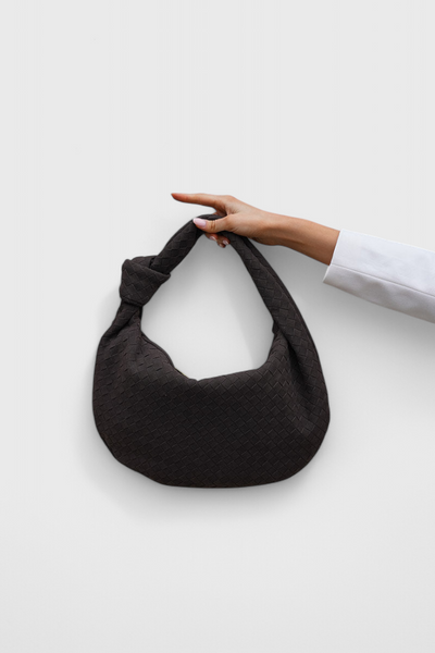 Lila - Bolso Mediano Woven con Detalle de Nudo