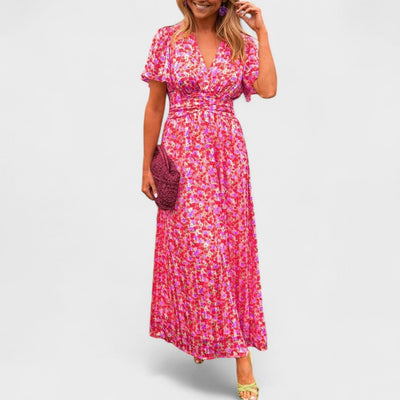 Sandra | Maxi vestido elegante con escote en V
