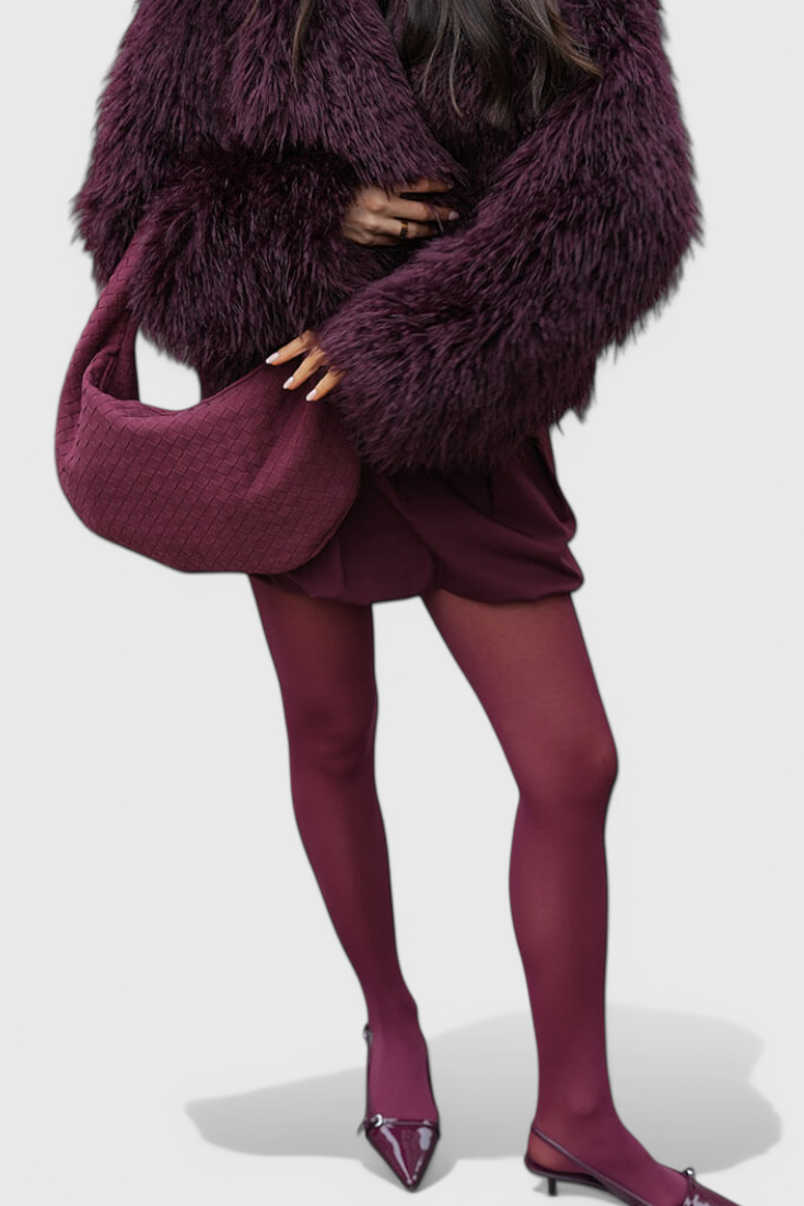 Lila - Bolso Mediano Woven con Detalle de Nudo